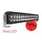 Black Oak Led Black Oak 20in Curved Double Row Red LED Predator Hunting Light Bar - Combo Optics - Black Housing 20CR-D3OS - alternate 2